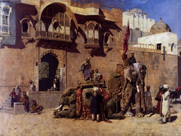 ジョードプルアラビアのラジャ エドウィン・ロード・ウィーク Oil Paintings